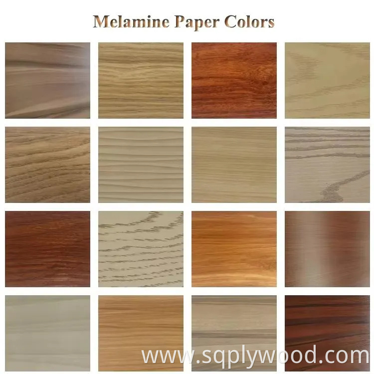 Factory Sale Slot MDF Melamine Faced MDF